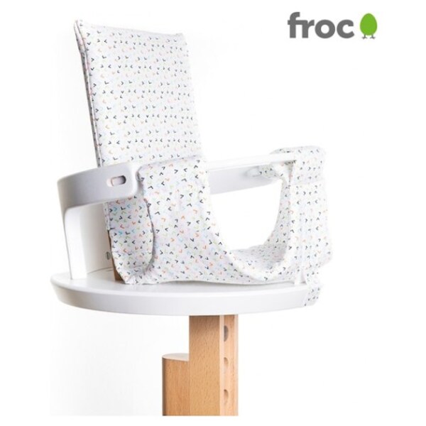 Froc Soft and Durable Cushion Only Washable Cotton Cushion for Froc Natural Wood High Chair Imagination Multicoloured 