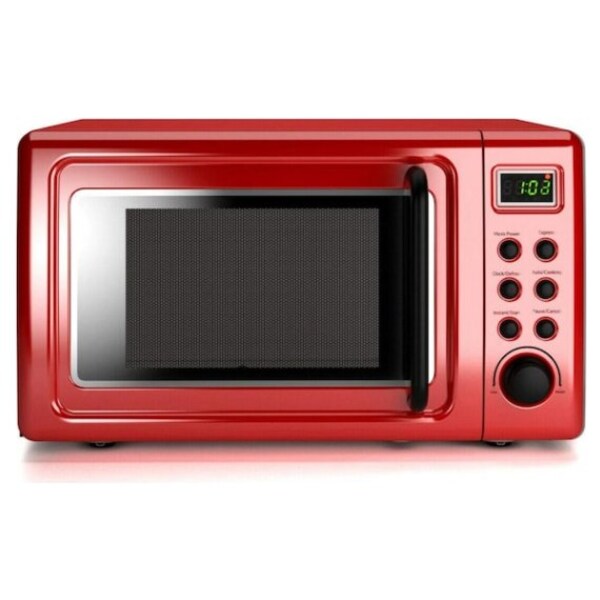 5-Power Levels LED Display Rotating Glass ft Countertop Microwave Oven 0.7 cu 