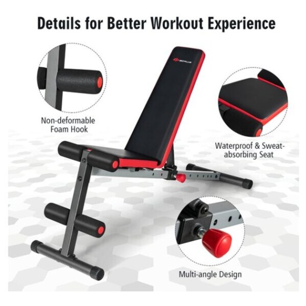 Fitness Bench,Lifting Bench,Barbell Dumbbell Lift Biceps Training Fitness Chair Preacher Bench Household Gym Equipment 