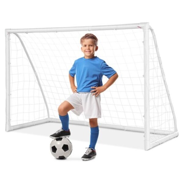 Kidseden 4FT Square Soccer Goal with Carrying Bag Practice Foldable Children Pop-Up Play Goal for Outdoors Portable Training Sports Gift Idea for Kids 