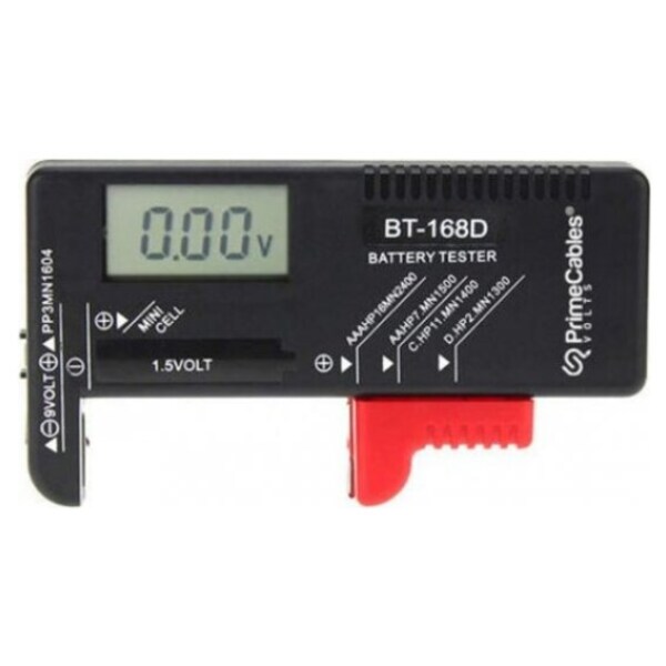 D 9 V Preciva Testeur de batterie numérique pour piles AAA AA 1,5 V C 