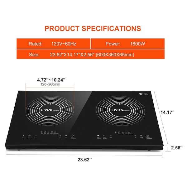 electricity consumption of induction cooktop