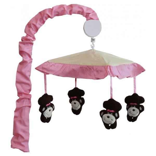 monkey crib set for baby girl