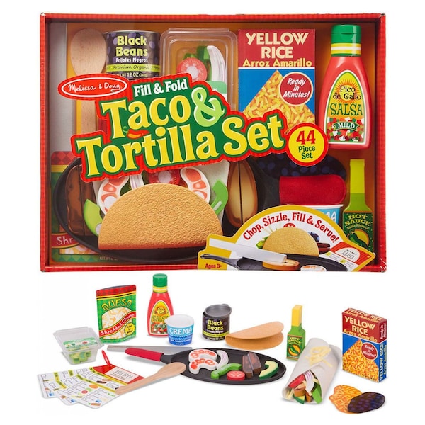 melissa and doug taco and tortilla set