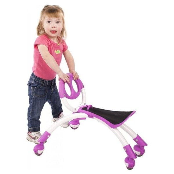Pink Ybike Pewi Ride On Toy and Walking Buddy 