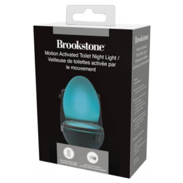 brookstone toilet light