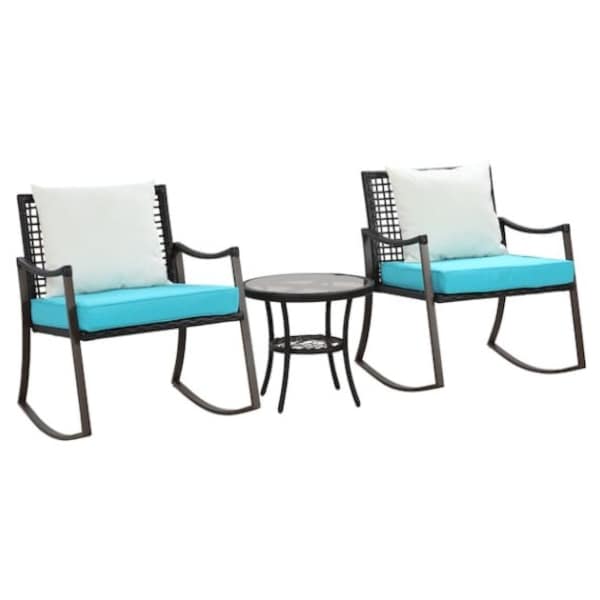 dakota 3 piece rocker patio set