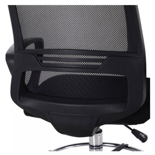 Vinsetto Ergonomic Mesh Back Drafting Chair Tall Office Chair with Adjustable Height and Footrest 360° Swivel 
