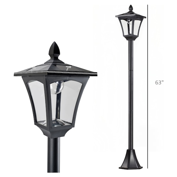 solar sensor lamp post