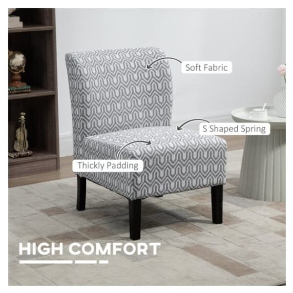 laurel gray accent chair