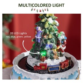 Homcom HOMCOM Animated Christmas Village with Relief Base Pre-lit Musical  Collectable Decor with Moving Train Winter Wonderland Set for Indoor  Holiday Displays | No Frills Online