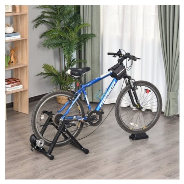 Xmansky Magnetic Bike Trainer Stand Stationary Road Bike Trainer Minoura Bike Trainer Indoor Exercise Bicycle Magnetic Stand 24-28inch or 700c Wheel Noise Reduction Black 