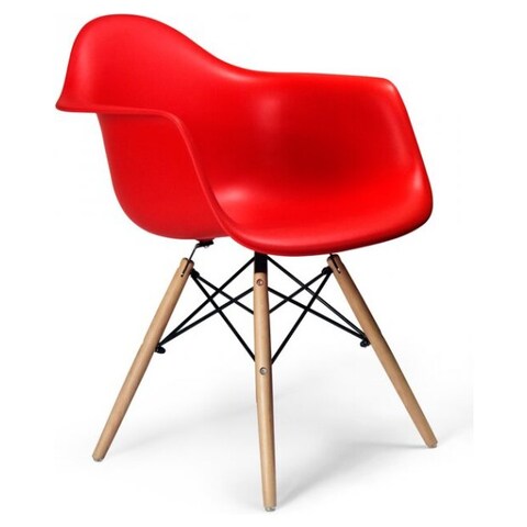 Eames Style Dining Chair With Wood Legs, Eames Style Dining Chair Set Of 4