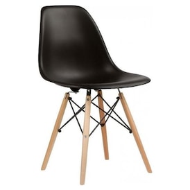 Eames Style Side Dining Chair With Eiffel Wood Legs Set Of 2 Real Canadian Superstore