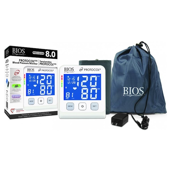 bios diagnostics precision 8.0 easy read blood pressure monitor