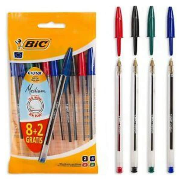 bic pack of pens