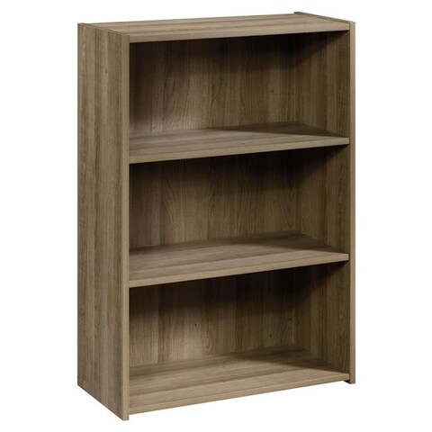3 Shelf Bookcase In Summer Oak, Sauder 3 Shelf Bookcase Jamocha Wood Finish