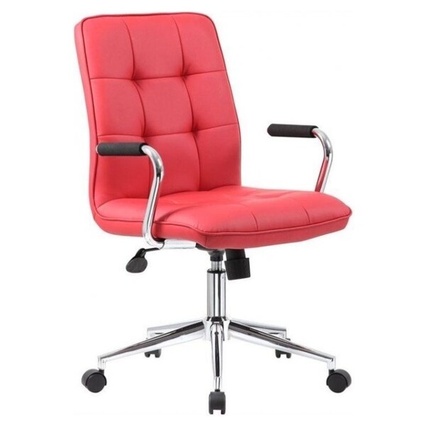 Boss Office Products Boss Office Chair in Red with Chrome Arms | Atlantic  Superstore