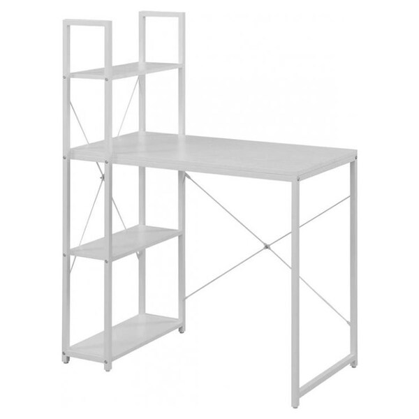 Convenience Concepts Designs2Go Office Workstation with Shelves in
