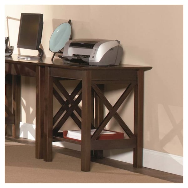 solid wood printer table