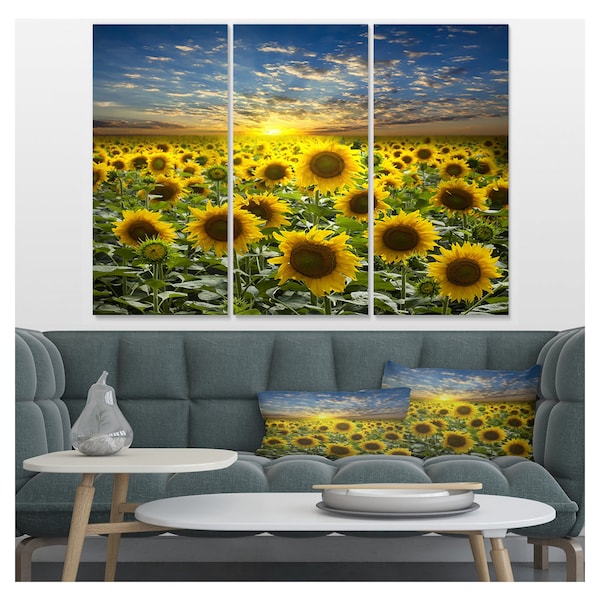 large flower canvas wall art