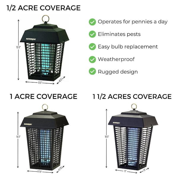 flowtron 1 acre bug zapper