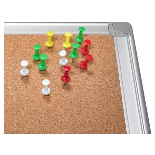 Magnetic Presentation Whiteboard/Bulletin Combination Board 36 x 24 Inch Cork/Dry Erase Combo Board 