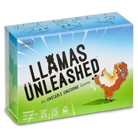 TeeTurtle Llamas Unleashed 2-8 players ages 14+ 30-45 minutes | Loblaws