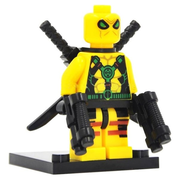 yellow deadpool lego