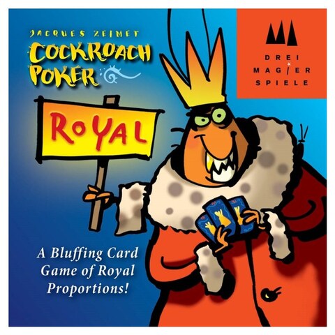 Drei Magier Spiele Cockroach Poker Royal 2-6 players ages 8+ 15-25 minutes  | Dominion Stores of Newfoundland