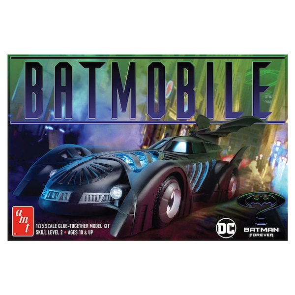 Aluminum Model Toys (AMT) Batman Forever Batmobile (AMT1240) 1:25 Scale Car  Plastic Model Kit | Independent City Market
