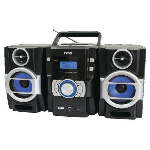 portable stereo with detachable speakers