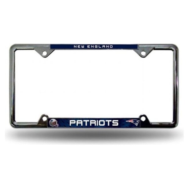 Rico New England Patriots Chrome License Plate Frame 
