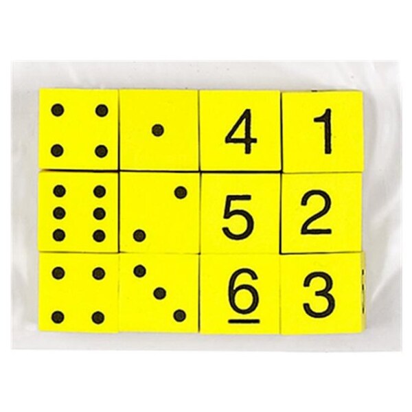 Cube-Box-Square 16mm-Yellow 