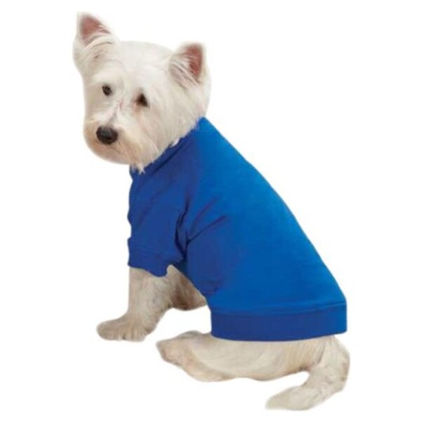 Zack & Zoey Cotton Polo Shirt for Dogs 16 Medium Nautical Blue 