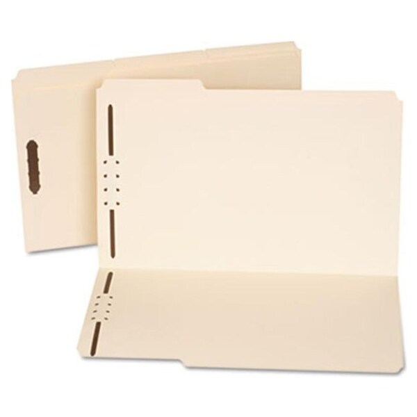 50 per Box Reinforced 1/3-Cut Tab Fastener File Folder Green 2 Fasteners Legal Size New 