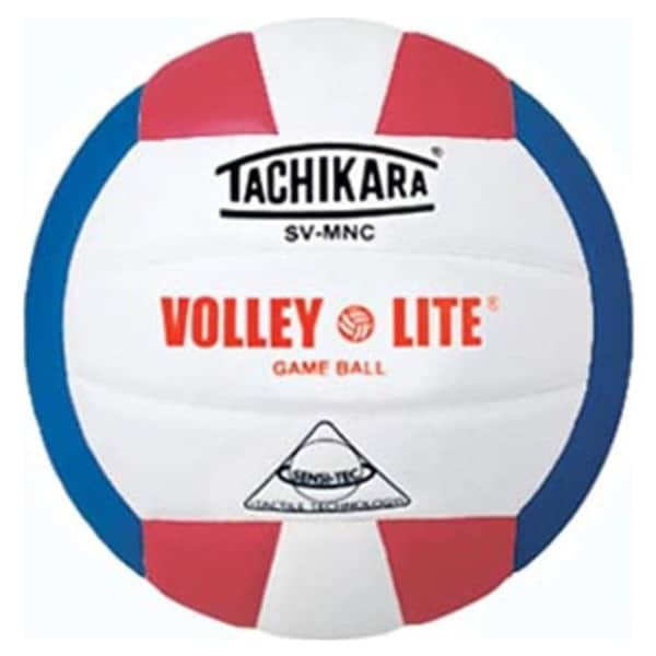 Tachikara Scarlet White Royal Volley-lite Volleyball for sale online 