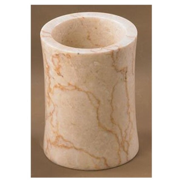 EVCO International 74478 Champagne Marble Spa Tooth Brush Holder 