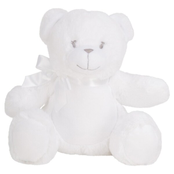 White Mumbles Baby Toddler Plush Fur Toy Rabbit Teddy Bear 