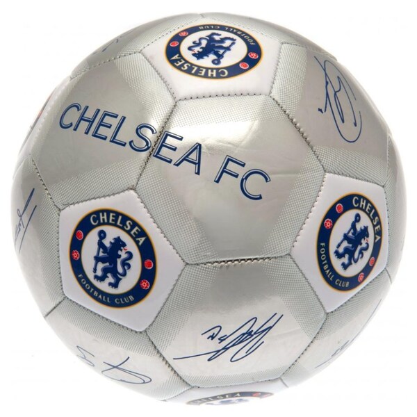 Chelsea FC Metallic Football Signature 