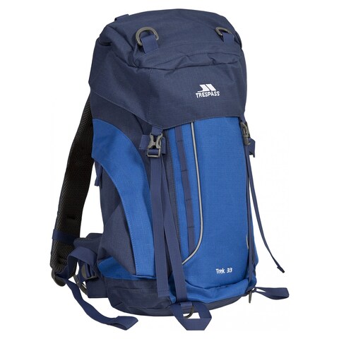 Who Typical golf Trespass Trespass Trek 33 Rucksack/Backpack (33 Litres) (Electric Blue) |  No Frills Online