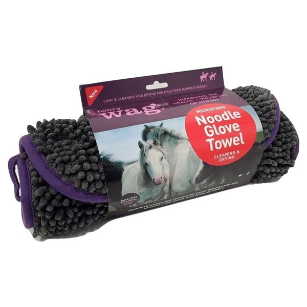 Henry Wag Equine Microfibre Glove Towel Drying Glove Towel for Horses 