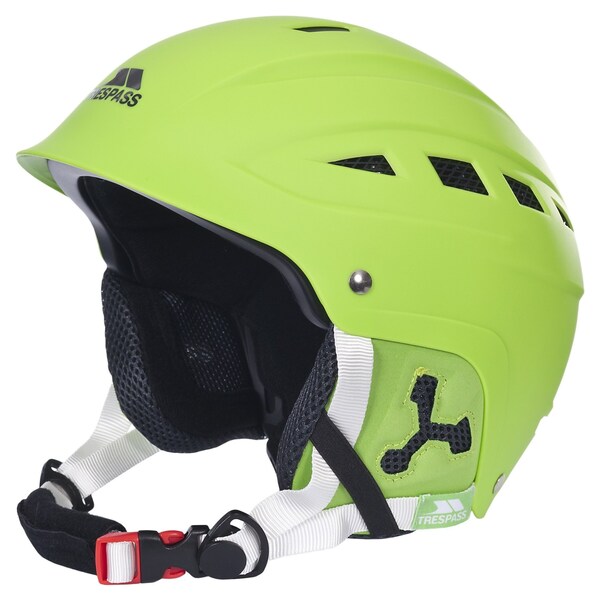 Trespass Kids Unisex Burlin Snowsport Ski Helmet S Black 