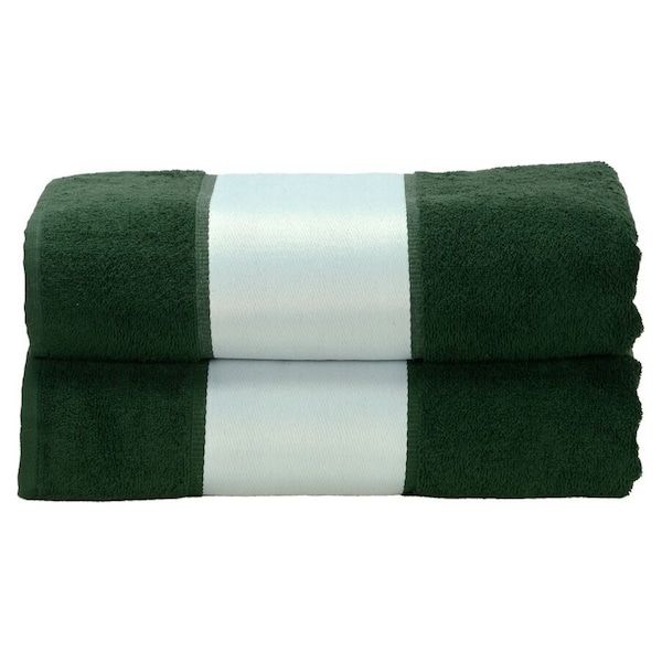 dark green bath towels