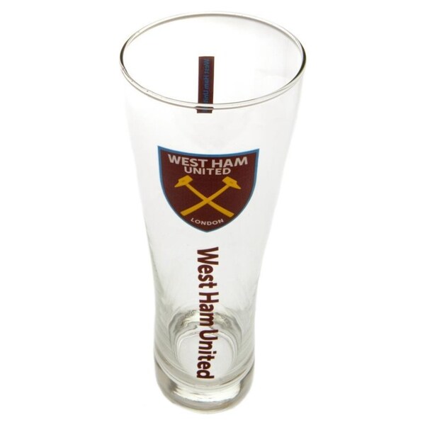 West Ham FC Freezer Pint Glass Claret 50% Off RRP £20 One Size 