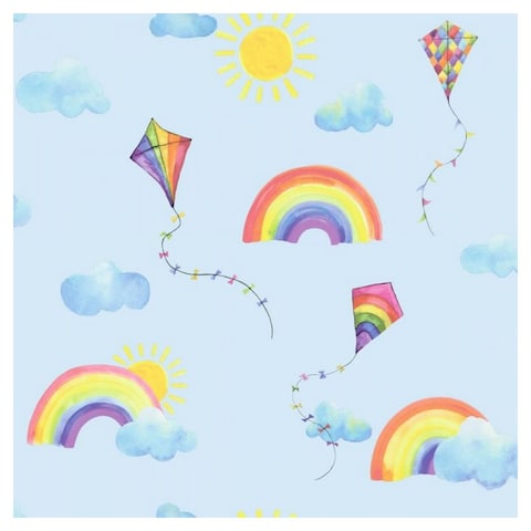 Holden Décor Holden Décor Over The Rainbow Flying Kites Wallpaper | Your  Independent Grocer