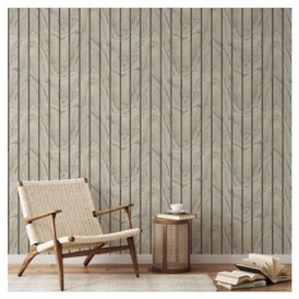 Muriva Muriva Woodgrain Effect Wallpaper (Natural) | Fortinos