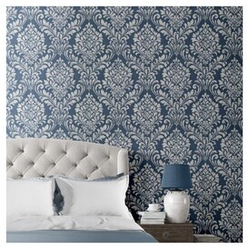 Muriva Muriva Eleanor Damask Wallpaper | Your Independent Grocer