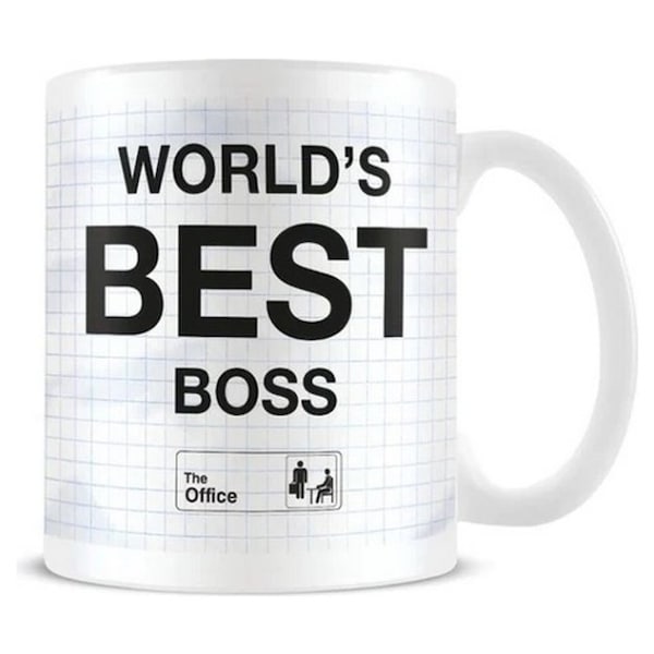 The Office The Office World´s Best Boss Mug (White/Black) | Loblaws