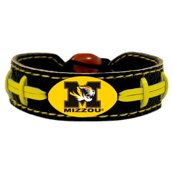 GameWear NCAA Missouri Tigers Leather Dog Collar 